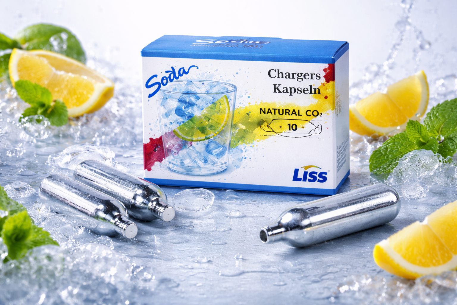 Liss 8g Soda Chargers — Unthreaded CO2 — photo 4