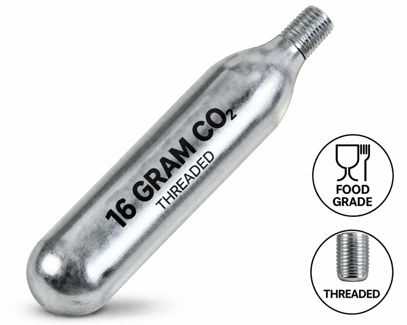 RedRock 16g Threaded CO2 Cartridges — Beverage Grade — photo 5