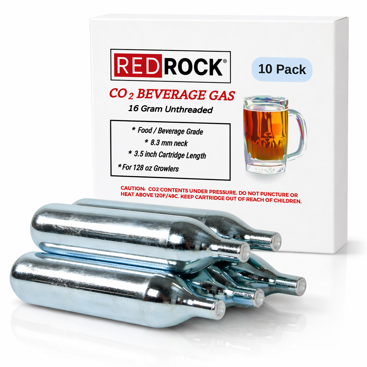 RedRock 16g Unthreaded CO2 — Beer Keg Chargers — photo 5