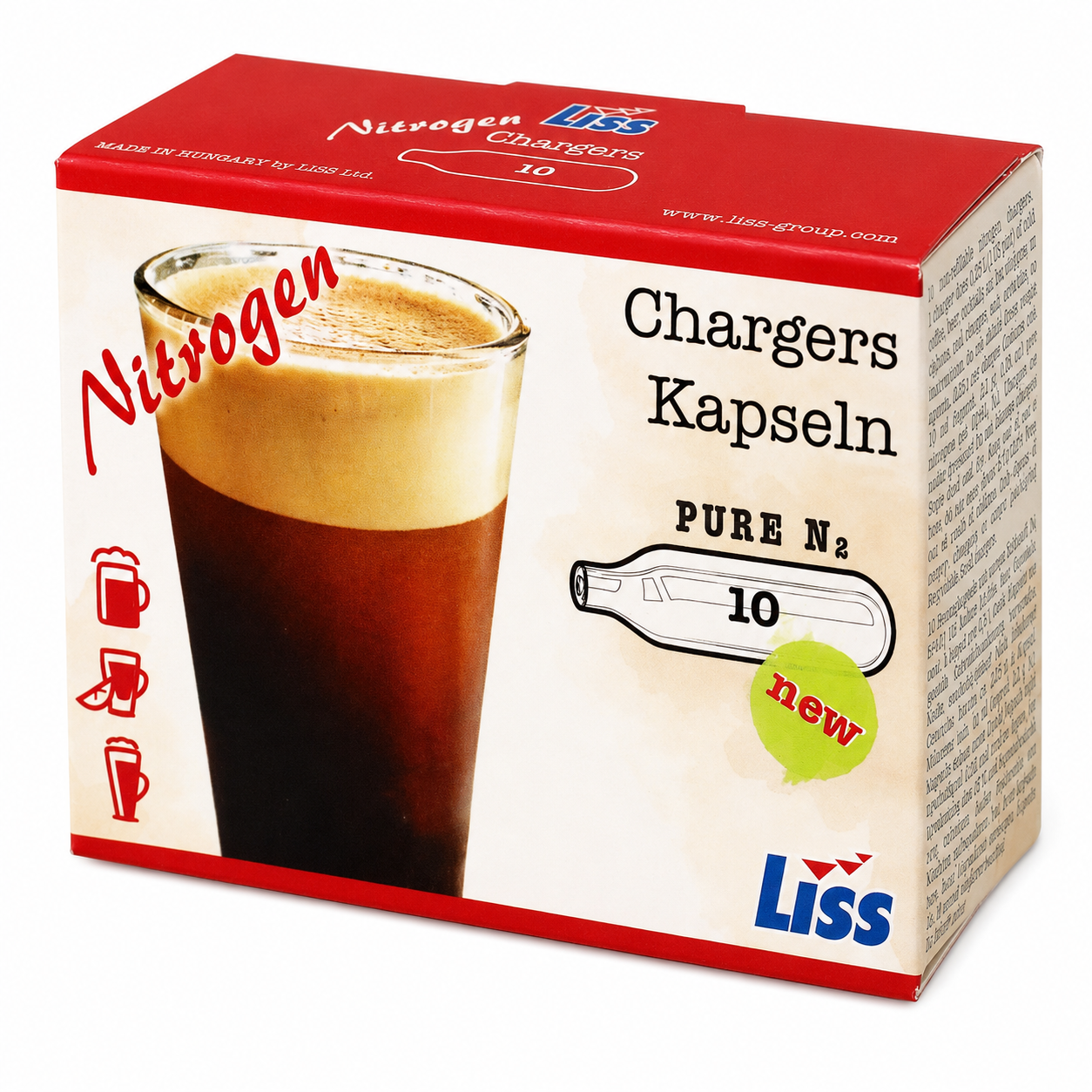 LISS 2g Nitrogen (N2) Cold Brew Cartridges — photo 3