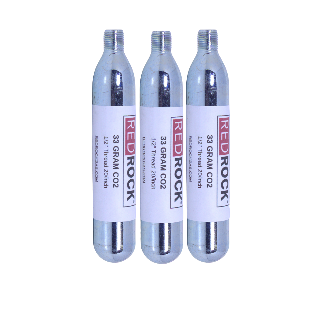 RedRock 33g Threaded CO2 Cartridges — 1/2" Neck — photo 3