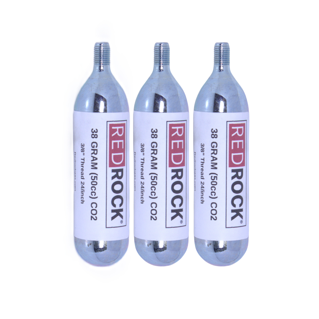 RedRock 38g (50cc) Threaded CO2 Cartridges