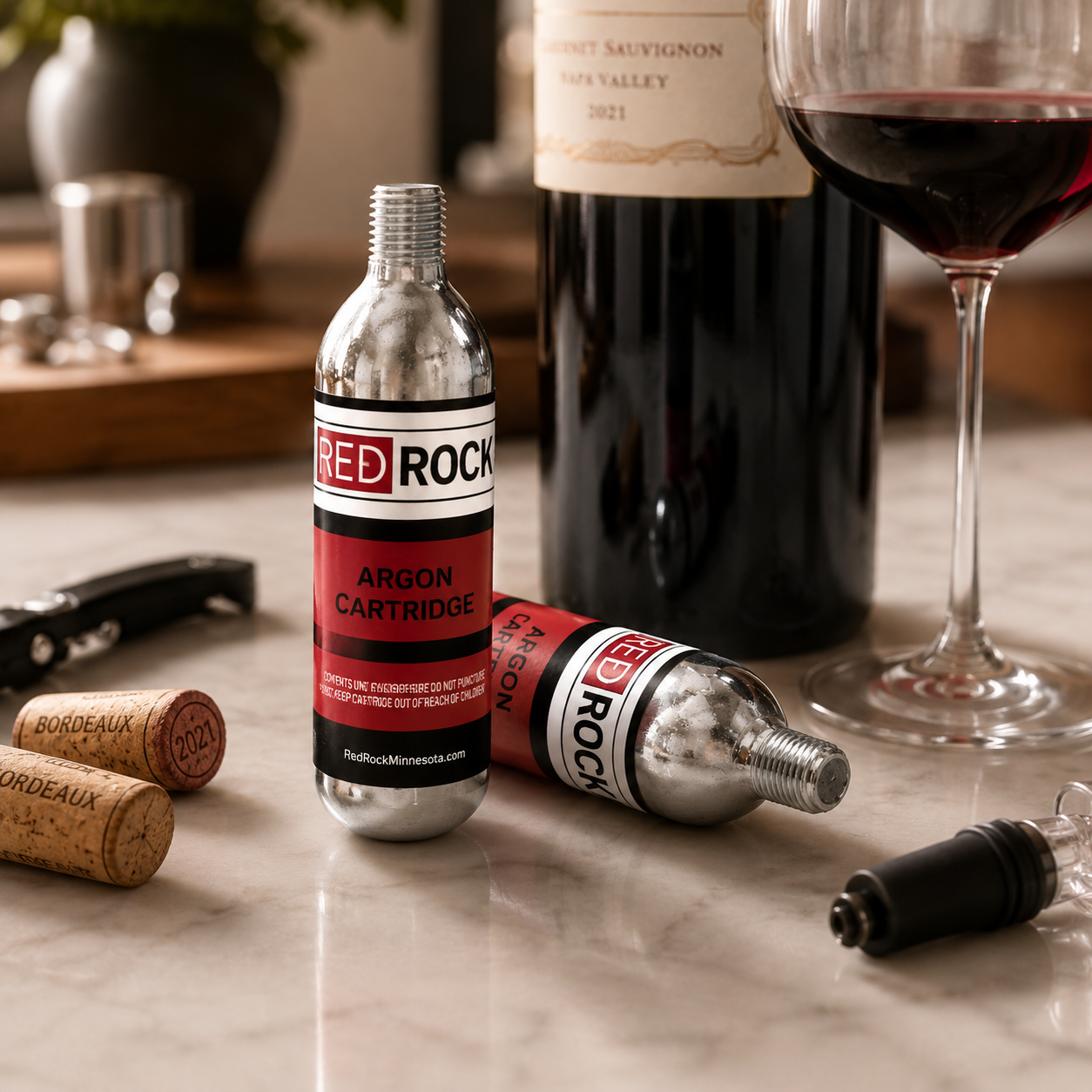 RedRock Pure Argon Wine Preserver Capsules — photo 3