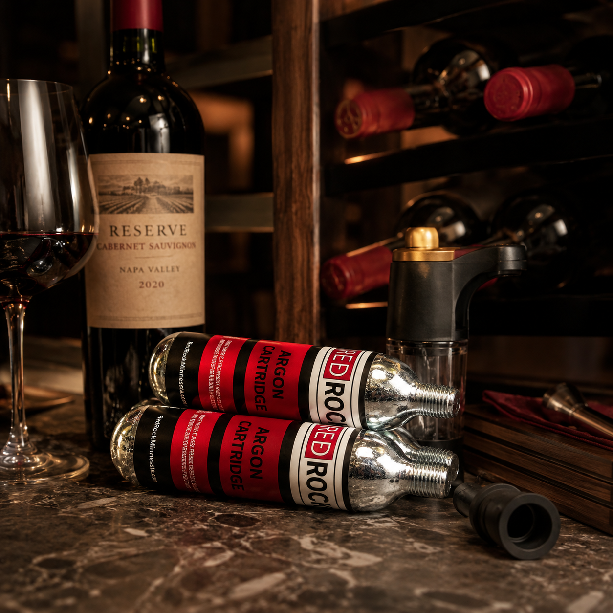 RedRock Pure Argon Wine Preserver Capsules — photo 5